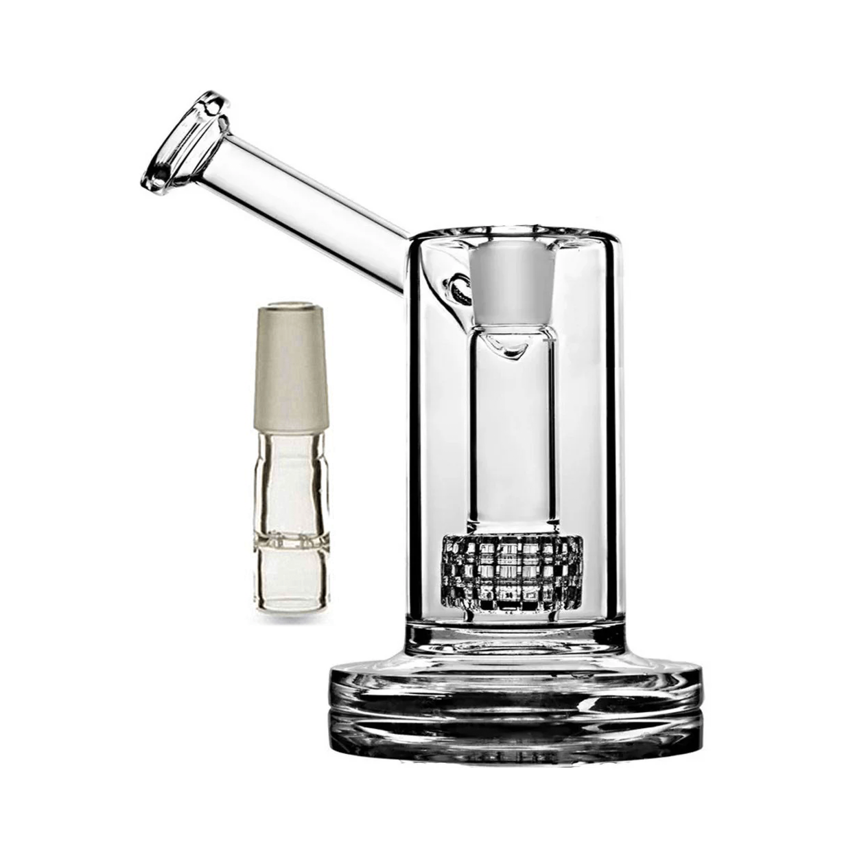 Mobius Matrix Perc Glas-Sidecar-Wasserblasenpfeife Bong mit WPA-Kit für Arizer Solo 3 2 Air 2 Max