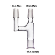 14mm männlich weiblich 90 Grad Rückgewinnungsadapter Aschefangschale Sammelsatz