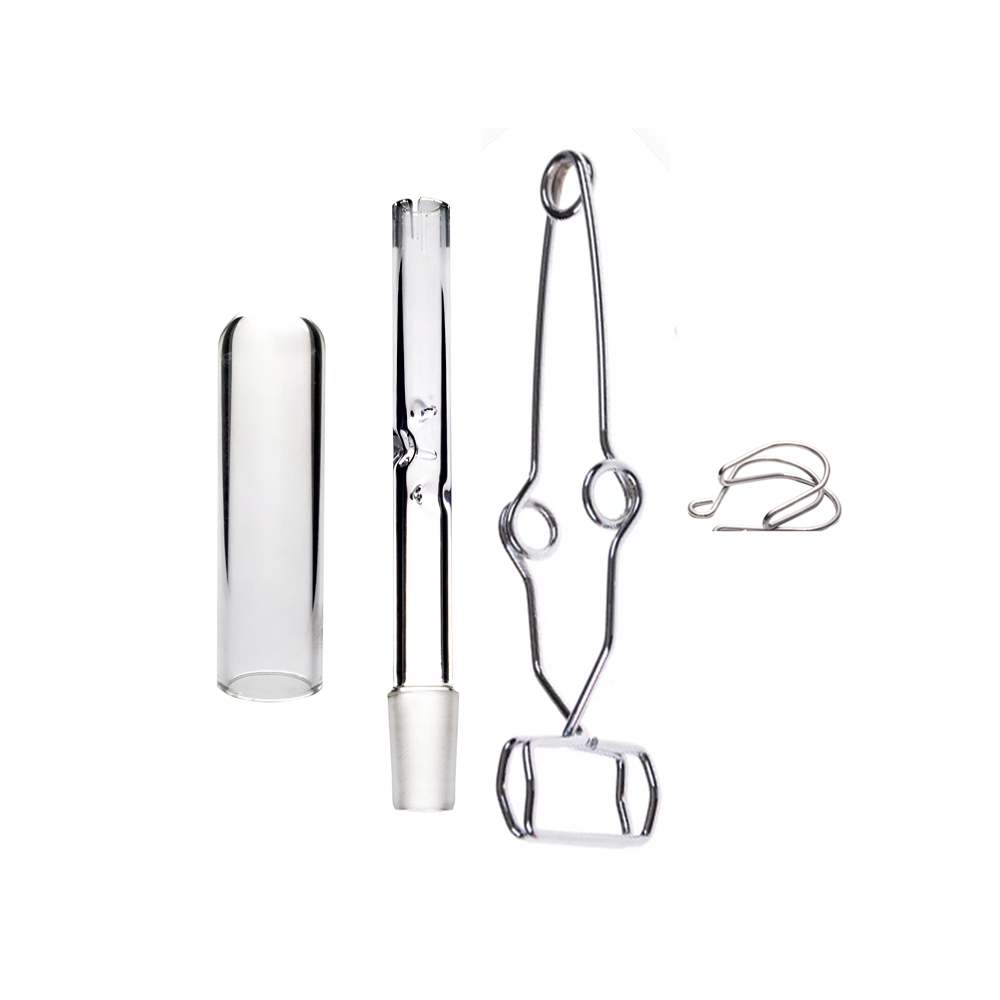 14mm 18mm trockenes Kraut Vape Quarzglas Cap Stand Terpcicle Kit