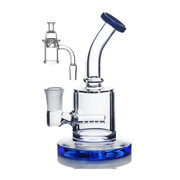 14mm weiblich Wasser Bong Rohr Glasschale Inline Perc Dab Rig Banger Kit