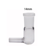 10mm 14mm 18mm männlich weiblich abgewinkelter Glasadapter Schlauchpeitsche Wasserpfeife Bong-Zubehör