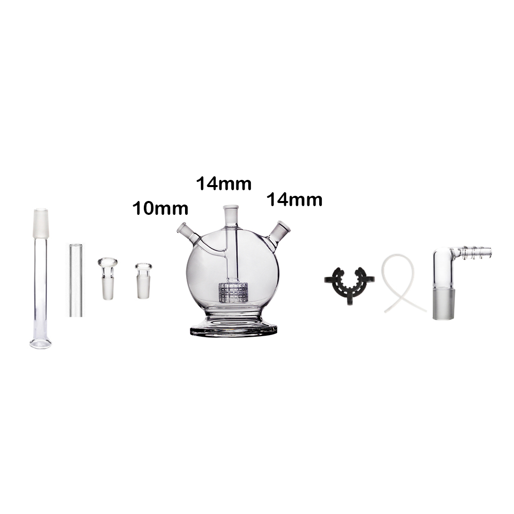 18mm 14mm 8 in 1 Mega Globe Mk2 Flat Earth Version Matrix Perc Glas Bong Wasserpfeife