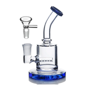 14mm weiblich Wasser Bong Rohr Glasschale Inline Perc Dab Rig Banger Kit