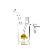 14 mm weibliche gebogene Hals-Becherflasche Wasserglas-Pfeife Bong