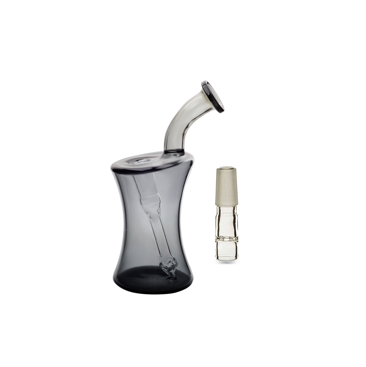 Tragbare Isthmus-Bubbler-Glaswasserpfeife mit 10 mm, 14 mm und 18 mm WPA-Adapter für Arizer Solo 3, 2 Air Max SE