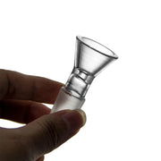 14mm 18mm männlich Glasschale Trichter trockenes Kraut Blume Rauchen Bong Werkzeug