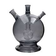8 in 1 Mega Globe Smoked Color MK2 Flat Earth Base Version Glas Wasserpfeife Bong Kit