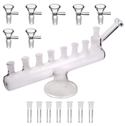 18mm Menorah Wasserpfeife Bong Glas Bubbler