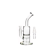 10 mm 14 mm 18 mm WPA Glaswasserpfeifen-Bong-Adapter Bubbler Honeycomb Perc Bent Neck für Arizer Solo 3 2 Air Max