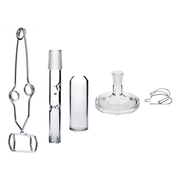 14mm 18mm trockenes Kraut Vape Quarzglas Cap Stand Terpcicle Kit