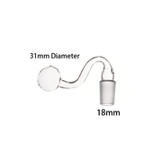 20mm 30mm Durchmesser 10mm 14mm 18mm männlich Ölbrenner Glasschale Wasserpfeife Bong Werkzeug