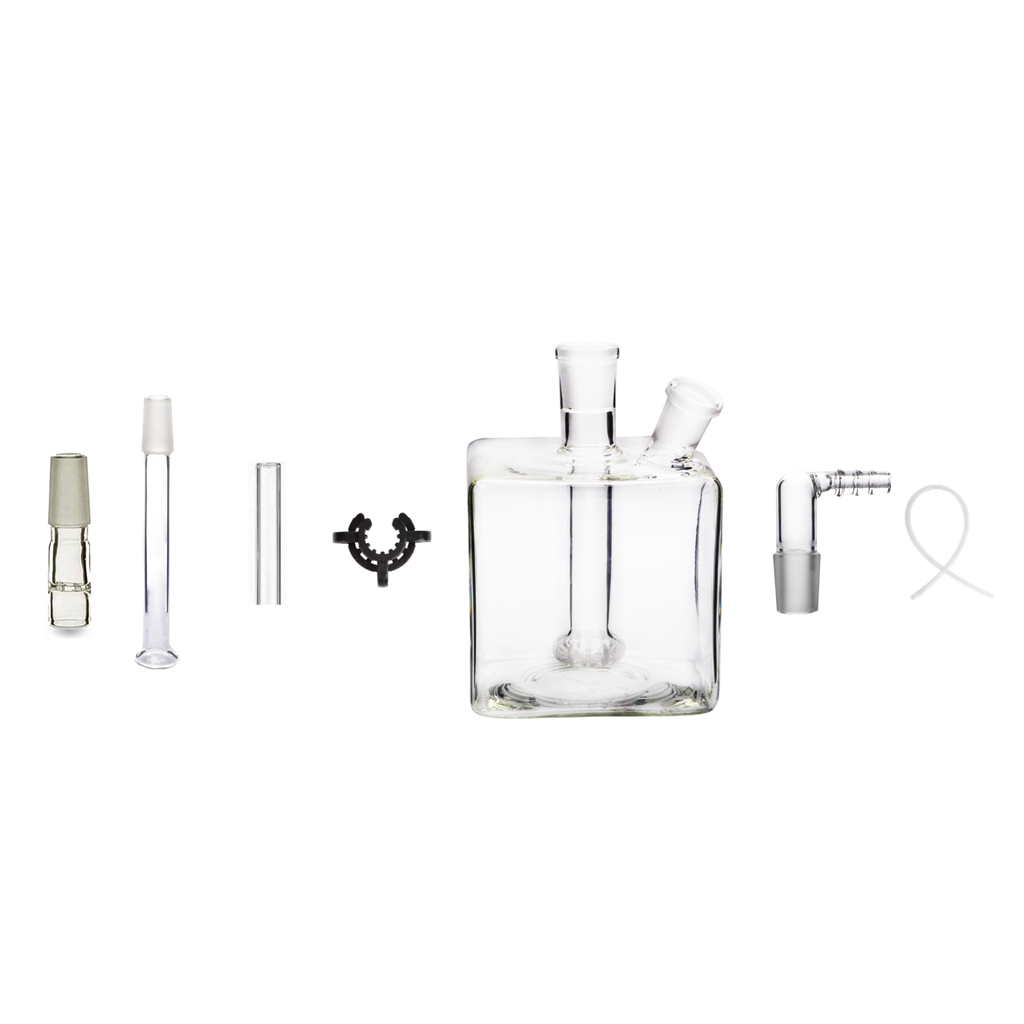 3-in-1 14 mm Arizer Solo 3 Air 2 Max SE WPA-Glas mit quadratischer Wasserpfeife Bong 7-in-1-Set