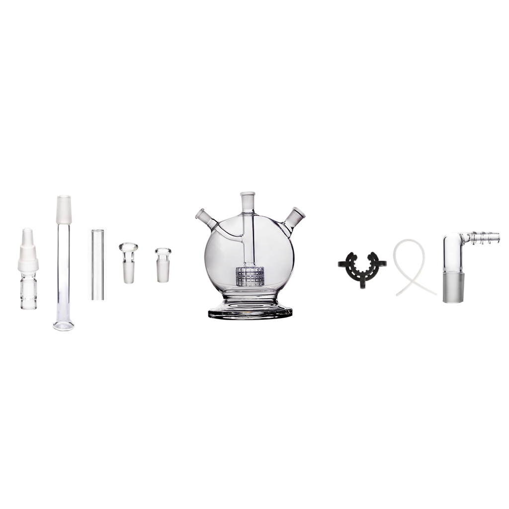 8 in 1 Matrix Perkolator Globe V2 Wasserpfeifen-Bubbler-Bong-Set für Arizer Solo 3 Air 2 Max SE