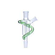 14 mm Premium-Twister-Glasstopfen-Set mit Aschefänger für getrocknete Kräuter, männlich/weiblich