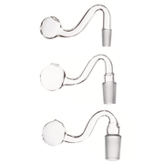 2 Stück 10 mm, 14 mm, 18 mm, männlich, farbige Ölbrenner-Glasschale, 30 mm Durchmesser