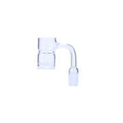 25 mm Außendurchmesser, 14 mm Außengewinde, 90 Grad Spritzschutz, Quarz-Banger