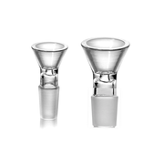 14mm 18mm männlich Glasschale Trichter trockenes Kraut Blume Rauchen Bong Werkzeug