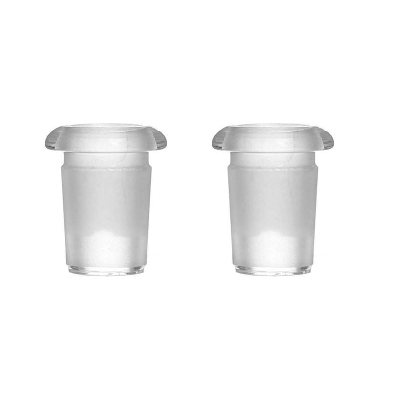 2 STÜCK Low Profile Reduzierer 14mm Buchse auf 10mm Stecker Glasadapter für Dynavap & Davinci IQ IQ2 & 10mm Verdampfer