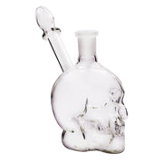 Schädel Form Glas Wasserpfeife Bong Öl Brenner mit Schüssel