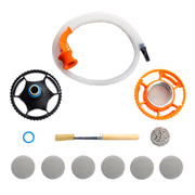 VOLCANO HYBRID Easy Valve Schlauch Füllkammer Siebe Bürstengehäuse Peitsche Kit