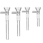 2/2.5/3/3.5/4/5/6 Zoll 18mm Male Glas Downstem mit Bowl Adapter Wasserpfeife Bong Zubehör