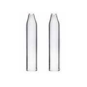 80mm Glas Stiel Metall Beaded Dimpled Mundstück für Tinymight 2 1