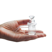 10mm männlicher Quarz-Banger 45 Grad mit Carb Cap 25mm breit