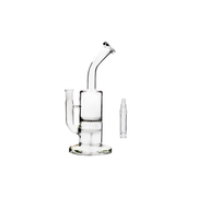 Tinymight 2 WPA Glasadapter Wasserpfeife mit gebogenem Hals Bong Waben-Perc-Kit