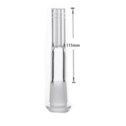 2/2,5/3/3,5/4/5/6 Zoll 18mm Stecker auf 14mm Buchse Downstem Glas