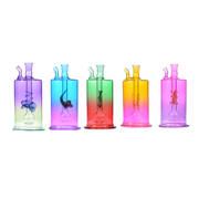 10 mm Innengewinde, farbig, 4,5 Zoll, flaschenförmiger Blumenball, Perc, Ölbrenner, Glas-Wasserpfeife
