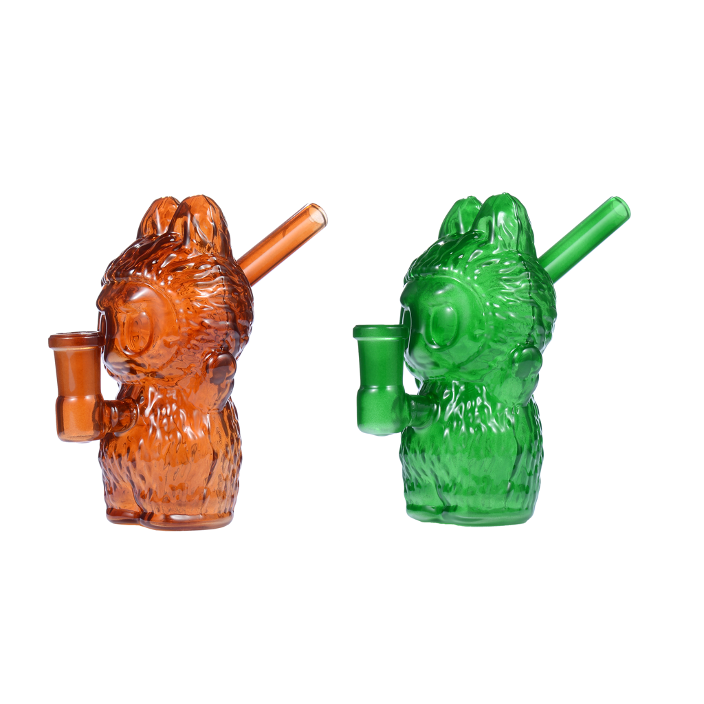 4,5 Zoll, 14 mm, weiblicher Anschluss, Lucky Cat Wasserpfeife/Bong, Glas-Ölbrenner