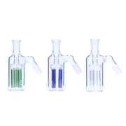 4 Zoll 14 mm 45 Grad 3-facher Downstem-Perc-Glas-Aschfänger