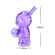 5-Zoll-Glas-Bubbler-Ölbrenner-Wasserpfeife mit Comicfigur