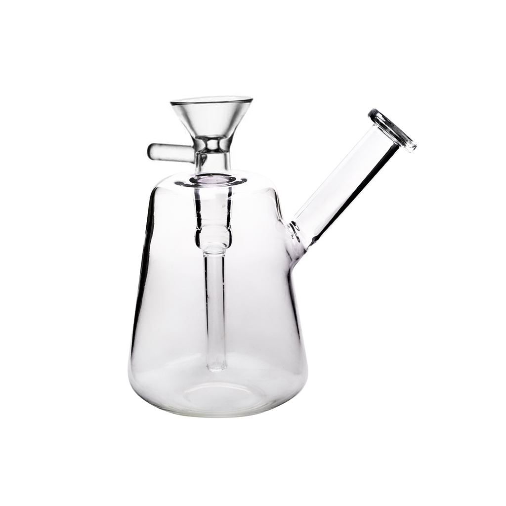 5.5” 14mm Hammer Glass Water Pipe Bubbler Built in Downstem