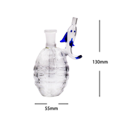 14mm Grenade Form Dolphin Mundstück Öl Brenner Glas Wasserpfeife Bong