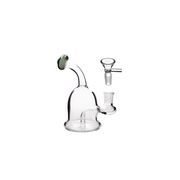 5 Zoll 14mm Portable Glas Wasserpfeife Bong Duschkopf downstem Perc
