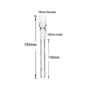 2PCS 18mm auf 18mm Diffused Downstem Glasbong Adapter dab Zubehör