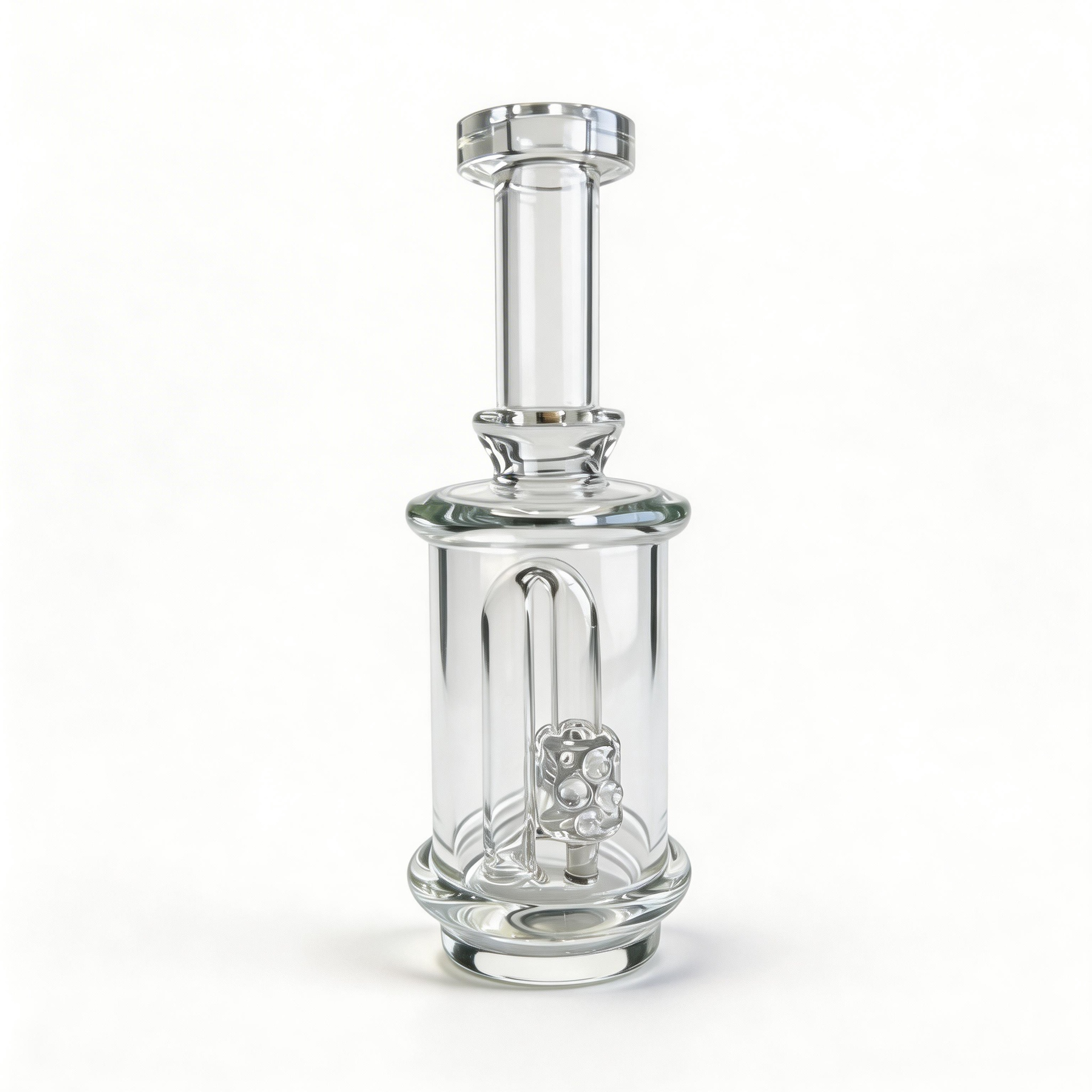 6-Zoll-Glas-Recycler-Bong mit Bubbler für Puffco Peak Pro