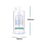 6-Zoll-Wasserpfeife mit Glas-Ölbrenner in Flaschenform und Wabenperkolator