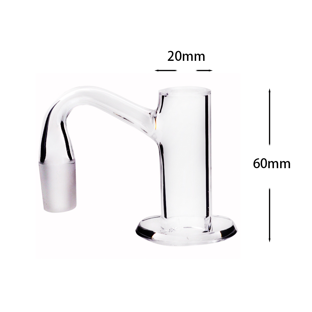 14mm männlich Quarz Lowrider Blender Banger lange Schaufel 90 Grad OD 20mm