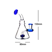 14mm 6 Zoll Wasserpfeife Bong Dab Rig Matrix perc Showerhead Schüssel Banger Kit