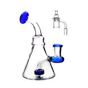 14mm 6 Zoll Wasserpfeife Bong Dab Rig Matrix perc Showerhead Schüssel Banger Kit