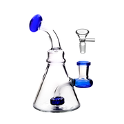 14mm 6 Zoll Wasserpfeife Bong Dab Rig Matrix perc Showerhead Schüssel Banger Kit