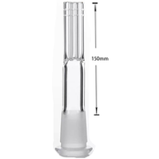2/2,5/3/3,5/4/5/6 Zoll 18mm Stecker auf 14mm Buchse Downstem Glas