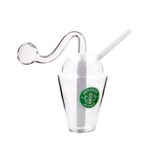 7.5inch 14mm Kaffeetasse Glas Wasserpfeife Bong Bubbler