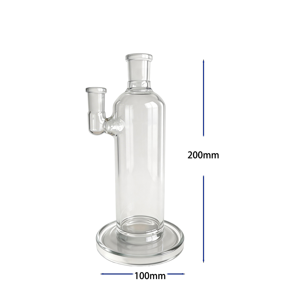 8-Zoll-7-in-1-Glasbong für 14-mm-Wasserpfeifen