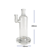 8-Zoll-7-in-1-Glasbong für 14-mm-Wasserpfeifen