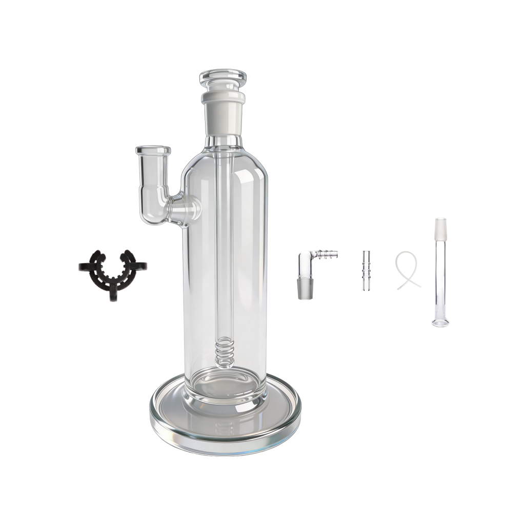 8-Zoll-7-in-1-Glasbong für 14-mm-Wasserpfeifen