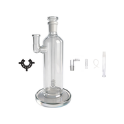 8-Zoll-7-in-1-Glasbong für 14-mm-Wasserpfeifen