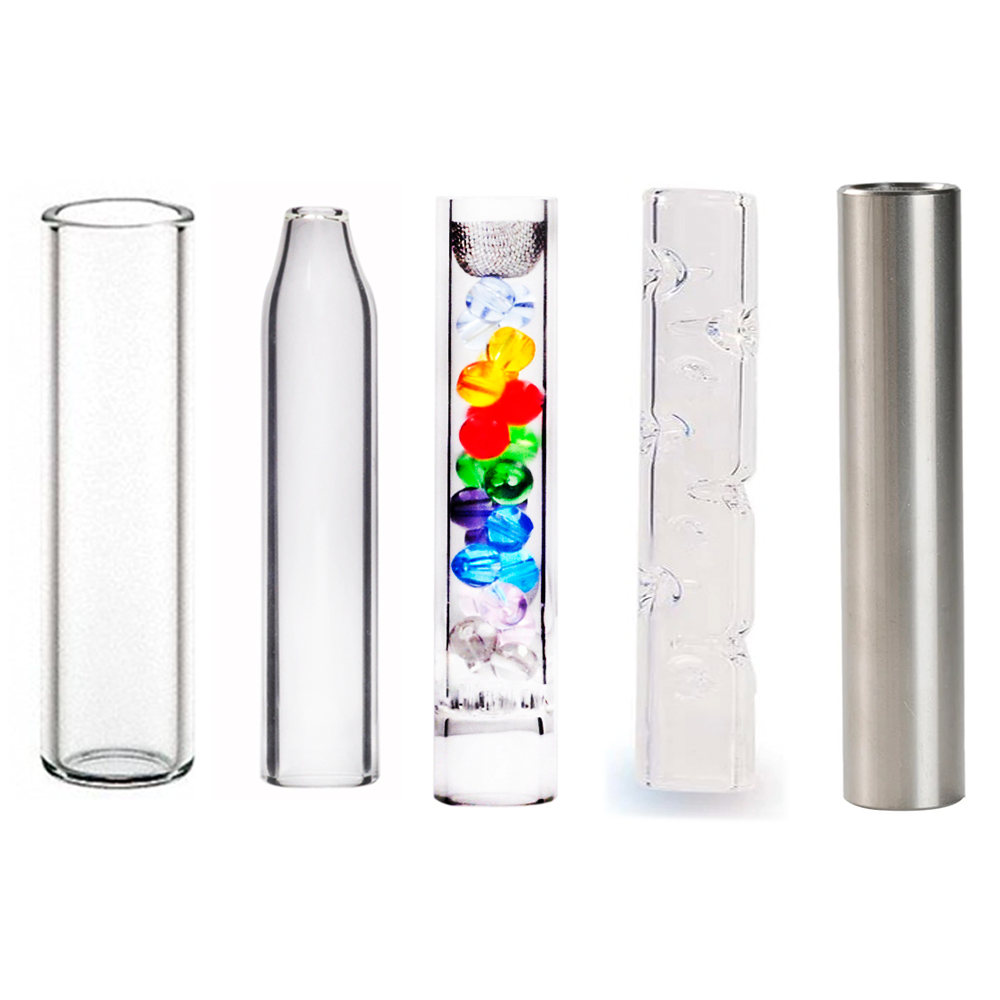 80mm Glas Stiel Metall Beaded Dimpled Mundstück für Tinymight 2 1